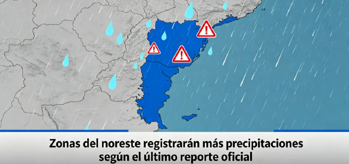 Tormenta intensa sobre el cielo de Montevideo durante un temporal.