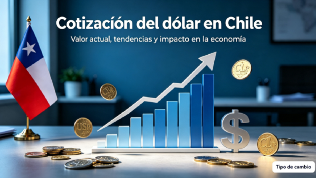 Billetes de dólares estadounidenses apilados sobre una mesa de operaciones bursátiles.