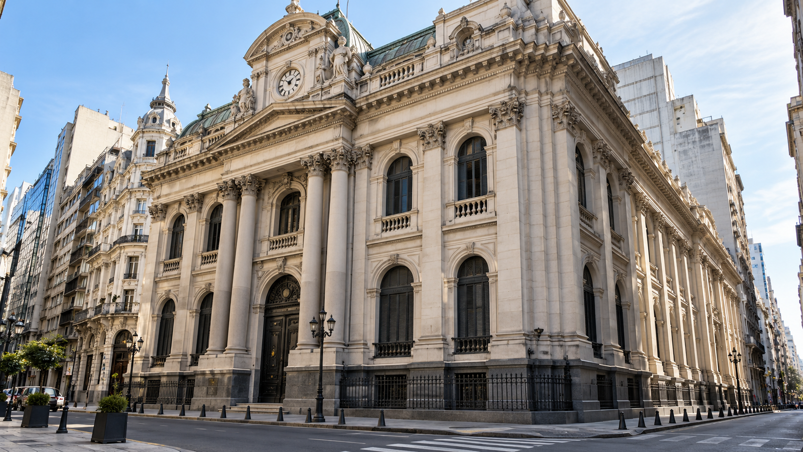 Sede del Banco Central de la República Argentina en Buenos Aires