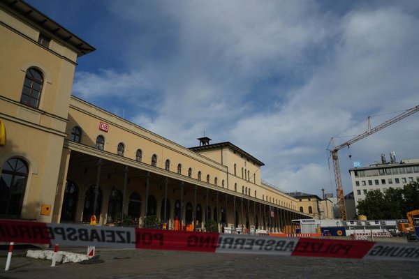 Explosión en estación de tren de Augsburgo deja dos heridos.