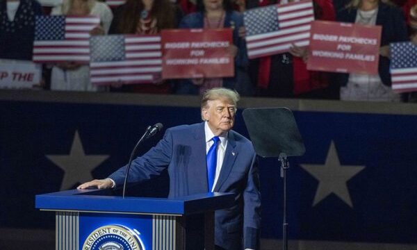 El presidente estadounidense sostiene que Irán podría desarrollar una arma nuclear y atacar a Israel y ciudades estadounidenses, lo que justificaría una respuesta militar según su.