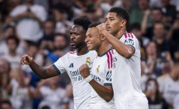 El REAL MADRID mantuvo una presión constante en el primer tiempo frente al RAYO Vallecano, aprovechando errores defensivos y generando oportunidades clave en la primera mitad del.