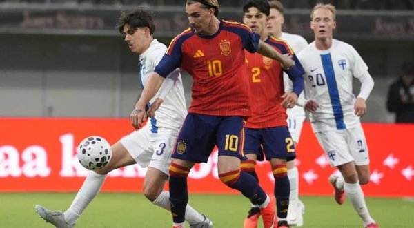 El partido entre selecciones Sub-21 de España y Finlandia se disputó en un estadio de Tampere, durante la fase de clasificación para el Europeo Sub-21 en Albania y Serbia.