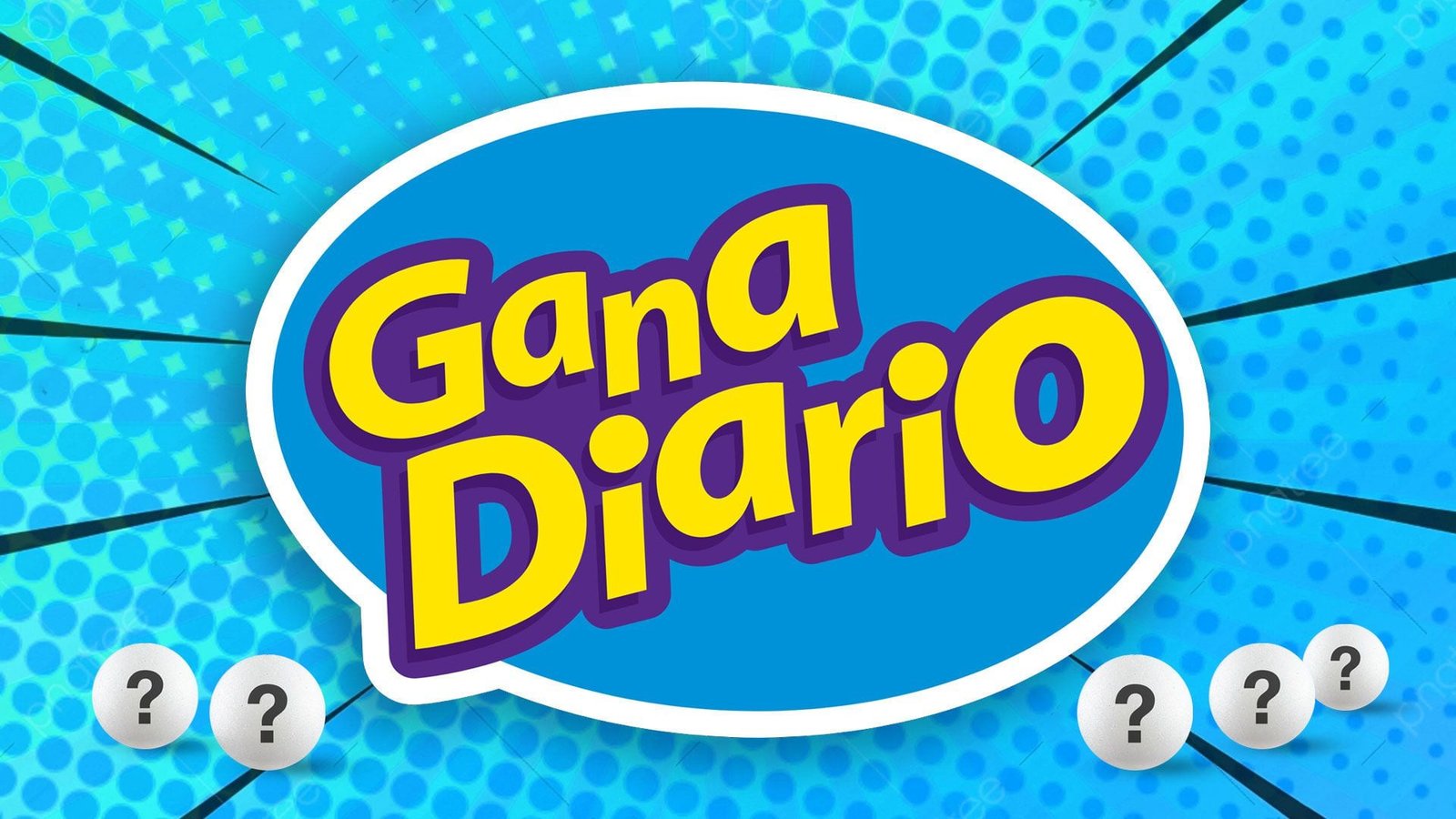 Bolillero oficial del sorteo Gana Diario durante la extracción de números.