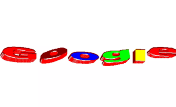 Logotipo retro de Google publicado en su 28º aniversario con estética de 1998.