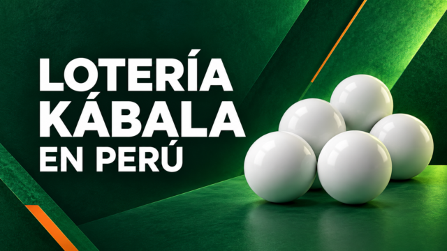 Cartilla y bolillas numéricas del sorteo de la lotería Kábala.