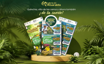 Sorteo de la Lotería de Risaralda transmitido por el canal Telecafé.