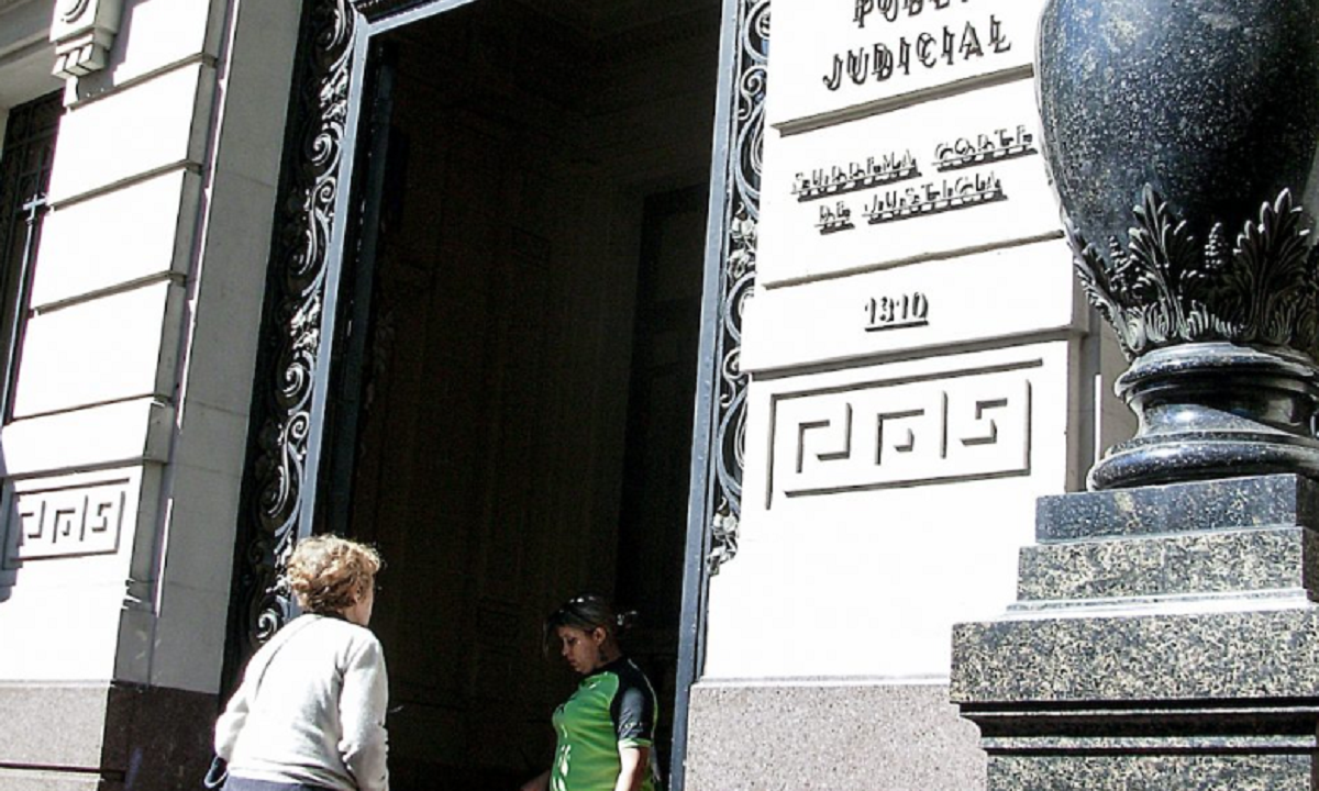 Fachada del Juzgado de Maldonado donde fue imputado el escribano.