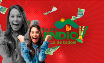 Billete impreso de la Lotería del Quindío sobre una mesa junto a los números ganadores.