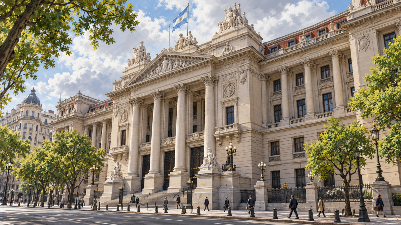 Edificio de la Corte Suprema de Justicia de la Nación Argentina en Tribunales.