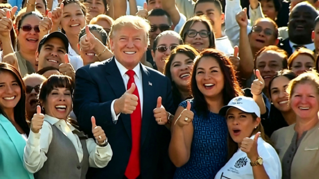Votantes de la comunidad hispana participando en una jornada electoral en Estados Unidos.