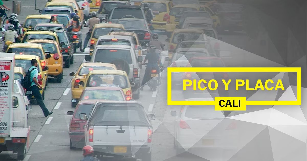 Normas del pico y placa en Cali para 12 de octubre