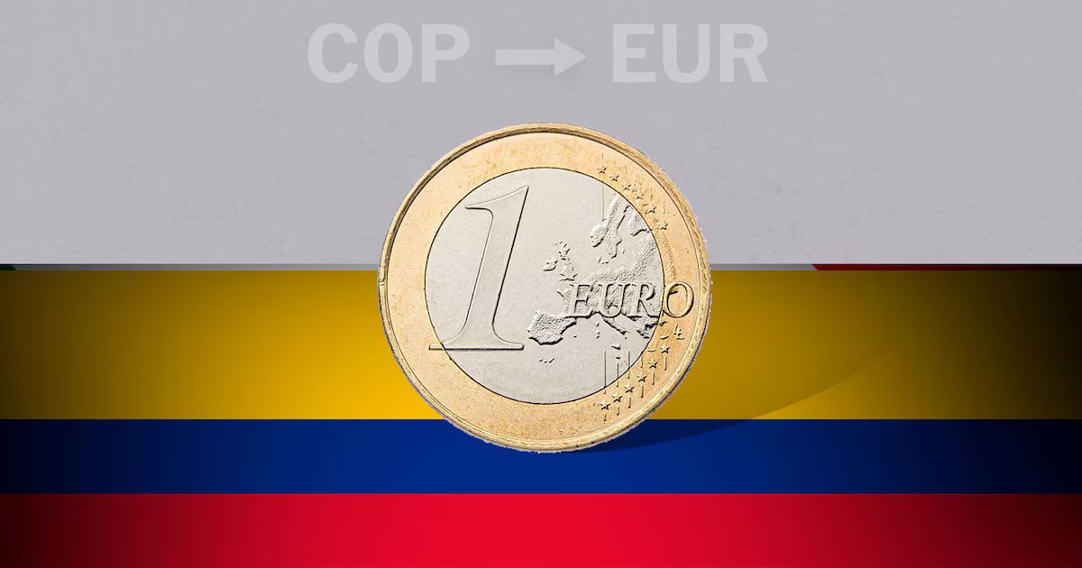 Apertura del euro hoy 16 de octubre en Colombia