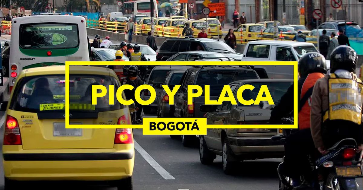 Restringen circulación en Bogotá este miércoles 28 de octubre para evitar multas