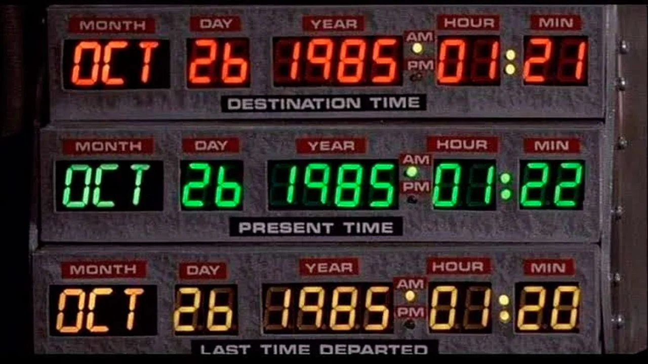El 26 de octubre de 1985, Marty McFly viajó en el tiempo