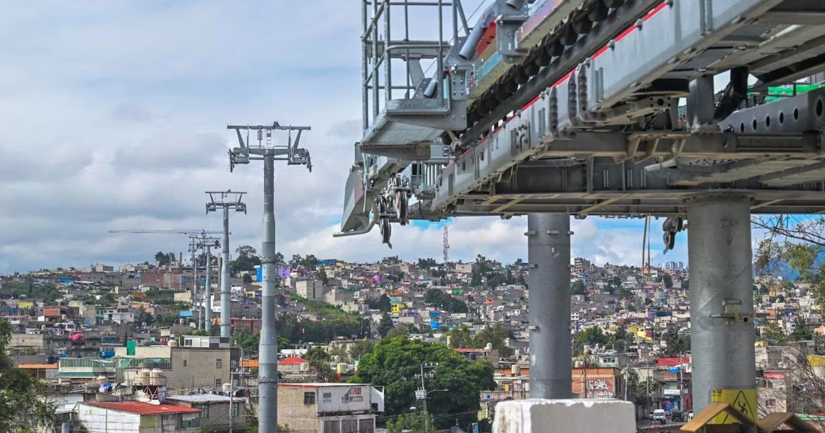 Avanzan los trabajos de cimentación en la Línea 3 del Mexicable que conectará Naucalpan con Cuatro Caminos