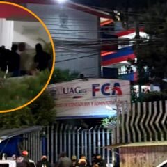 Operativo policial en escuela de la UAGro en Acapulco concluye con cuatro detenidos