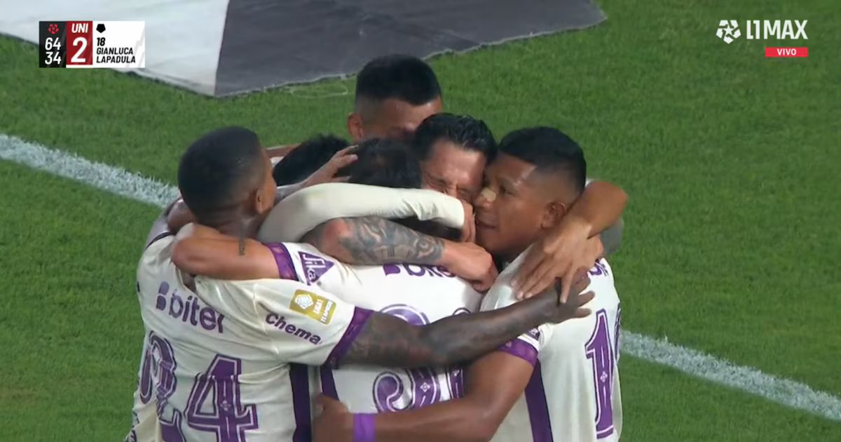Gianluca Lapadula anota gol con asistencia de Lisandro Alzugaray para el 2-0 de Universitario frente a Juan Pablo II en el Torneo Clausura 2026