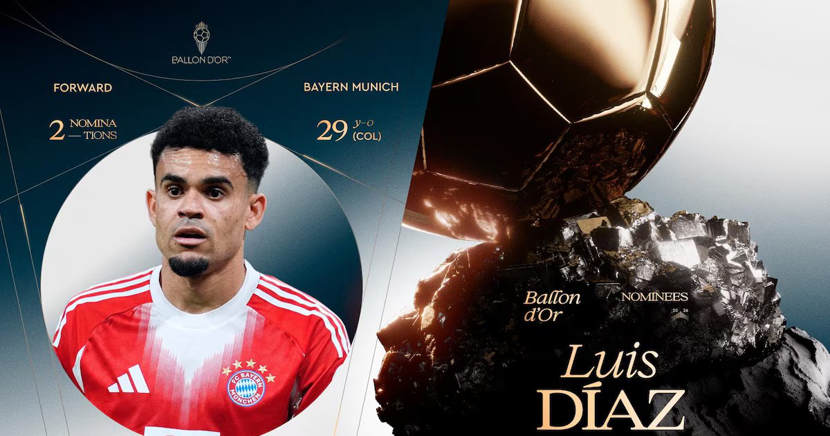 Ceremonia del Balón de Oro 2026 en vivo hoy: resultados y Luis Díaz entre líderes