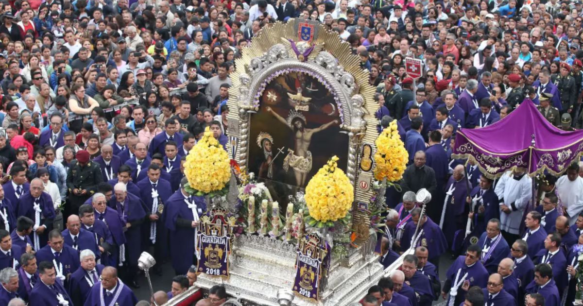 El Señor de los Milagros: sigue en vivo la procesión y ruta de este lunes 19 de octubre