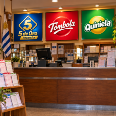 Fachada del local comercial El Trébol en la localidad de Charqueada, Treinta y Tres.