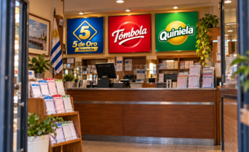 Fachada del local comercial El Trébol en la localidad de Charqueada, Treinta y Tres.
