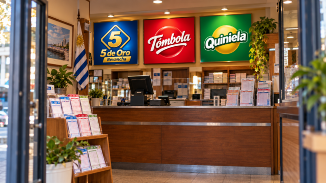 Fachada del local comercial El Trébol en la localidad de Charqueada, Treinta y Tres.