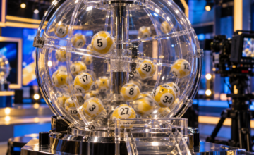 Bolillero oficial del sorteo del 5 de Oro en vivo con las bolillas millonarias en movimiento.