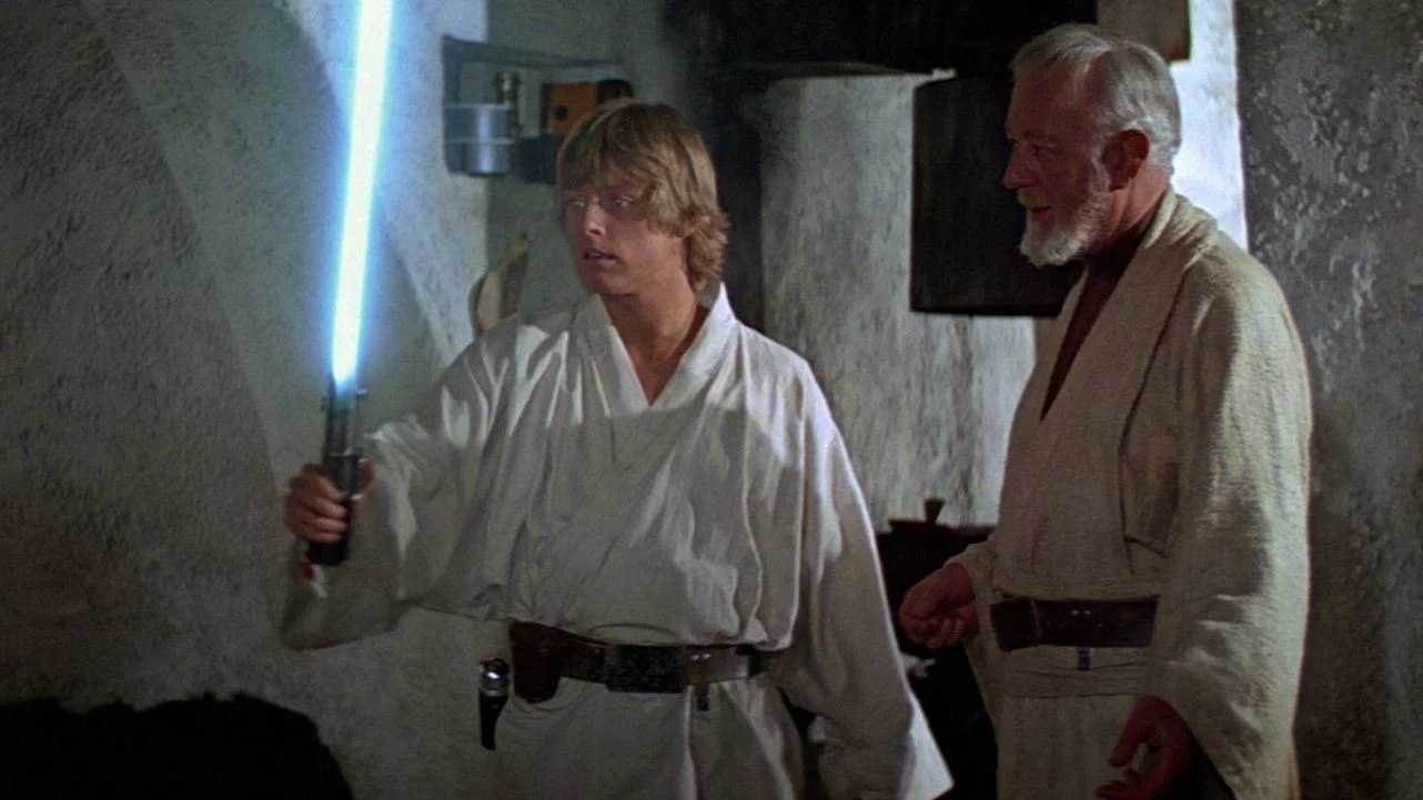 Durante filmación de Star Wars, sables láser surgieron de objetos inesperados