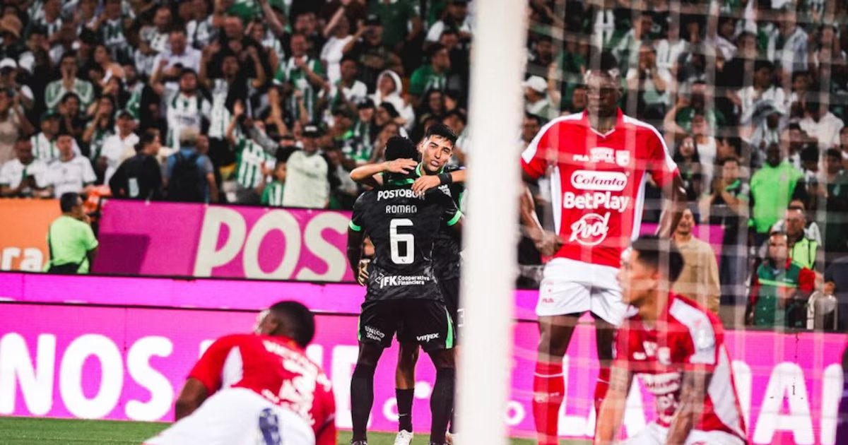 Atlético Nacional mantiene liderazgo tras vencer a Santa Fe en Liga BetPlay