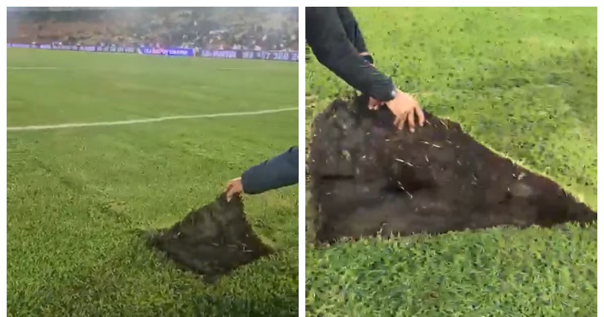 Hinchas de Millonarios indignados por el estado de El Campín