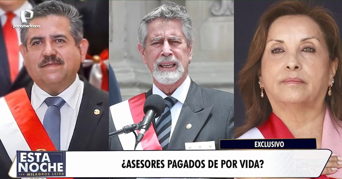 Discuten beneficios de expresidentes: privilegios que conservan Boluarte, Sagasti y Merino