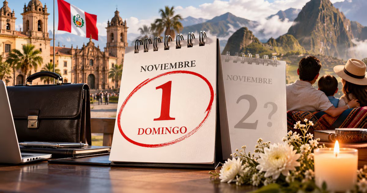 El 2 de noviembre es feriado oficial en Perú, según el calendario vigente