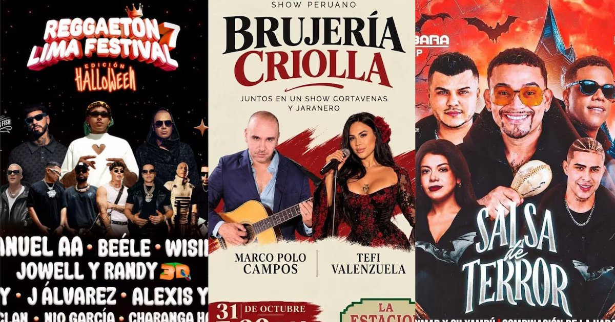 Fechas, precios y lugares para comprar entradas en conciertos y eventos de Halloween 2026