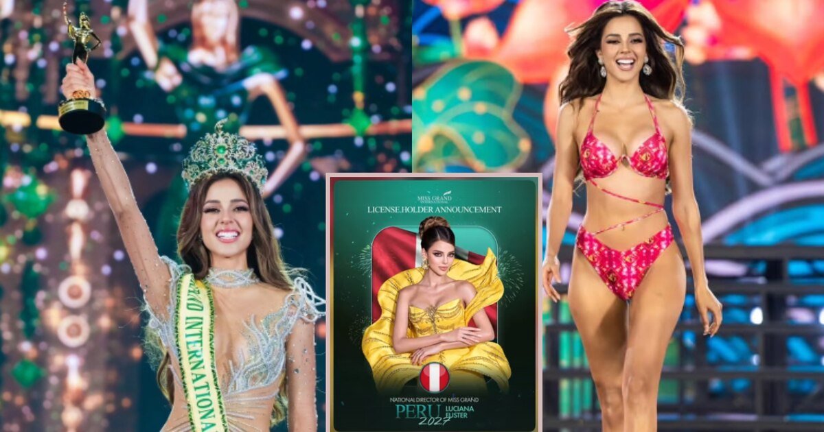 Luciana Fuster es nombrada nueva directora de Miss Grand Perú; ¿Qué sucede con Jessica Newton?