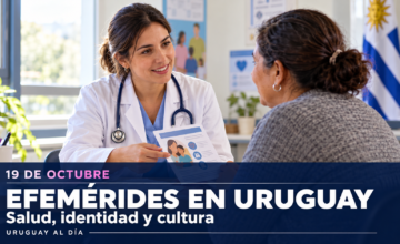 Lazos de concientización rosa junto a folletos informativos sobre salud.