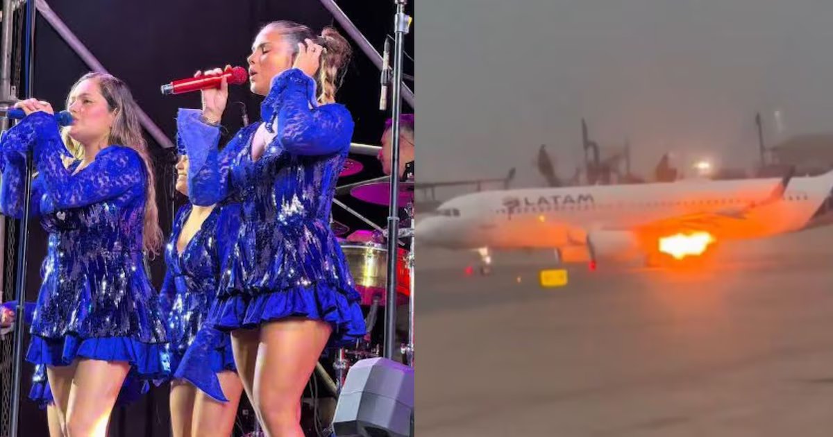 Lesly Águila y Susana Alvarado de Corazón Serrano vivieron incidente de incendio en avión de LATAM en Jorge Chávez