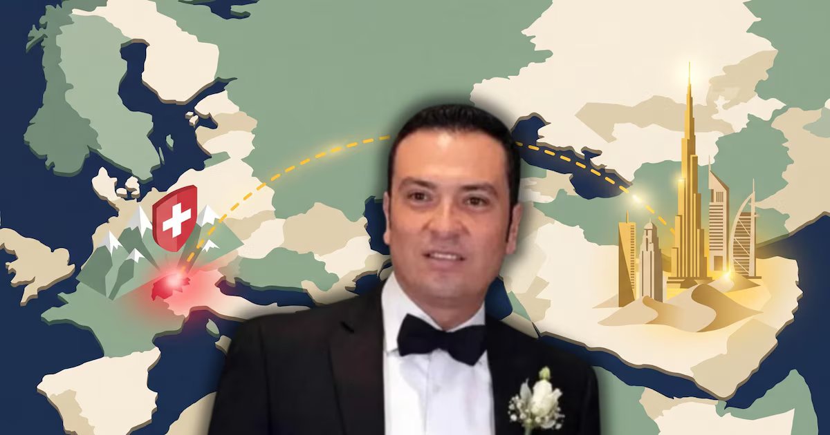 Amílcar Olán presuntamente se refugia en Dubái después de ser localizado en Suiza