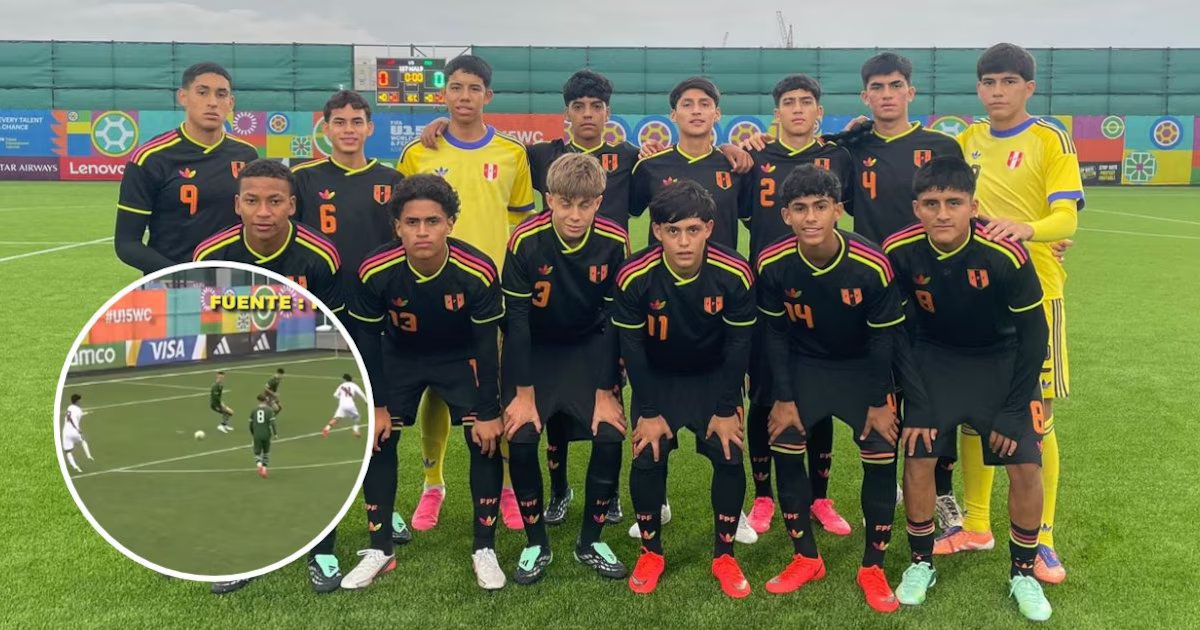 Perú asegura su lugar en el top 20 del Mundial Sub 15 tras vencer 3-1 a Irlanda con un gol destacado