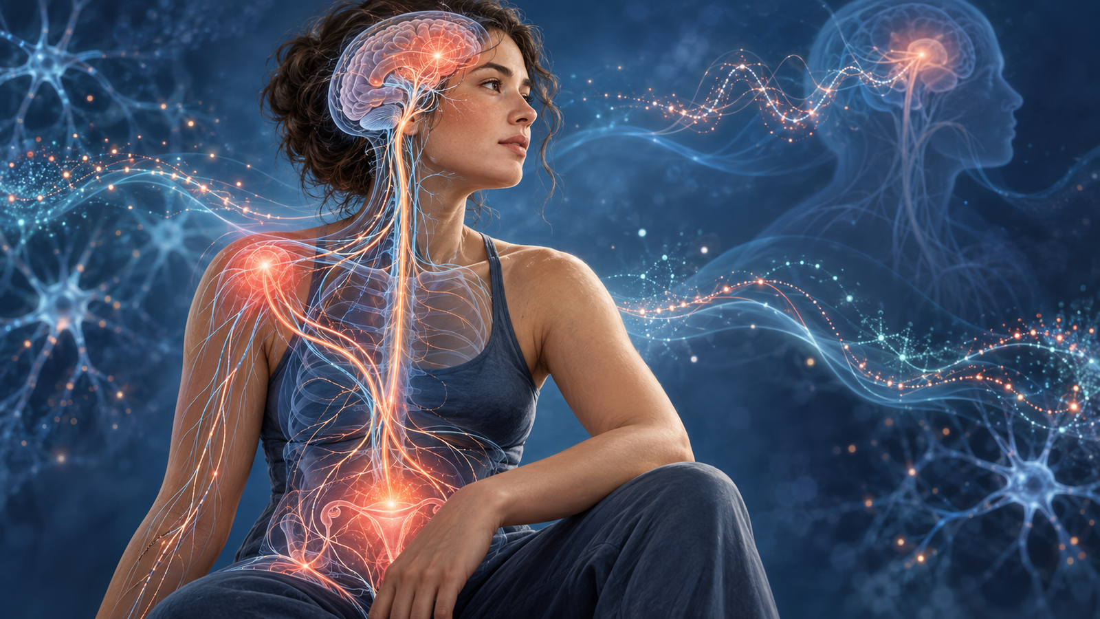 Ilustración sobre la percepción científica del dolor en mujeres