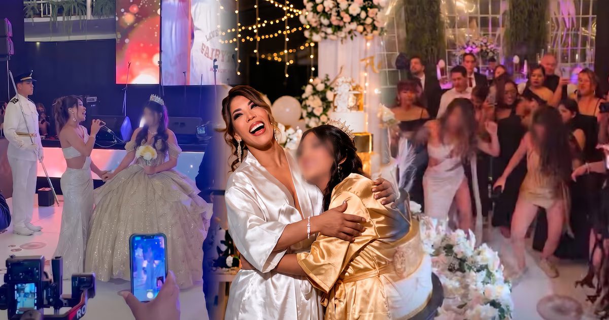Karen Dejo celebra los 15 años de su hija con una fiesta exclusiva y una emotiva sorpresa diciendo: “Me enseñaste a ser madre”