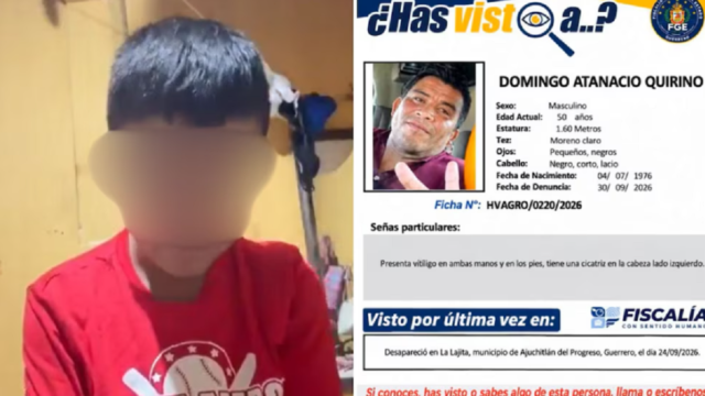 Captura de pantalla del video difundido en redes sociales por el hijo de Domingo Atanacio Quirino.