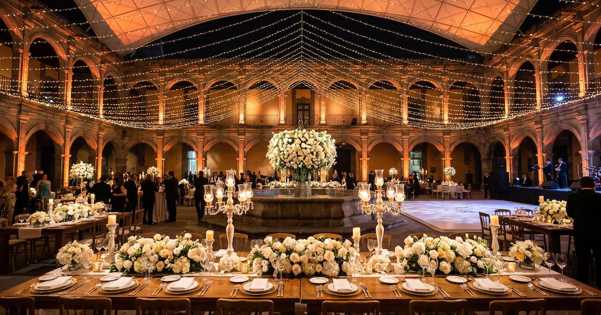 Cuánto cuesta rentar el Colegio de las Vizcaínas para una boda según Arturo Elías Ayub y Paula Albarrán