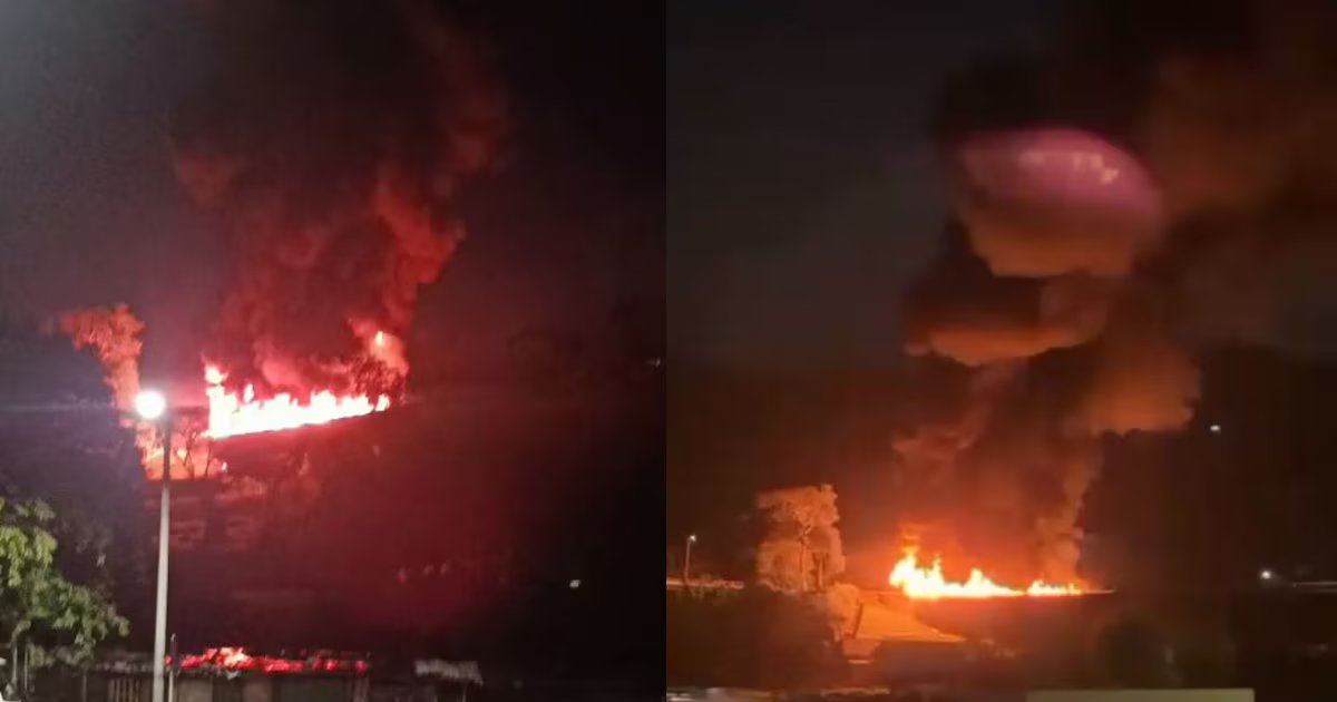 Incendio en puente Helicoidal de Calarcá dejó heridos y bloqueó La Línea