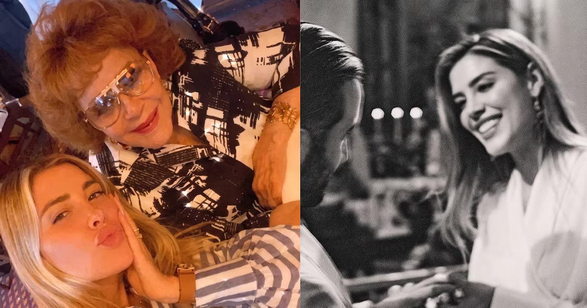 Michelle Salas muestra vestido de su bisabuela Silvia Pinal y comparte fotos de su boda en Madrid