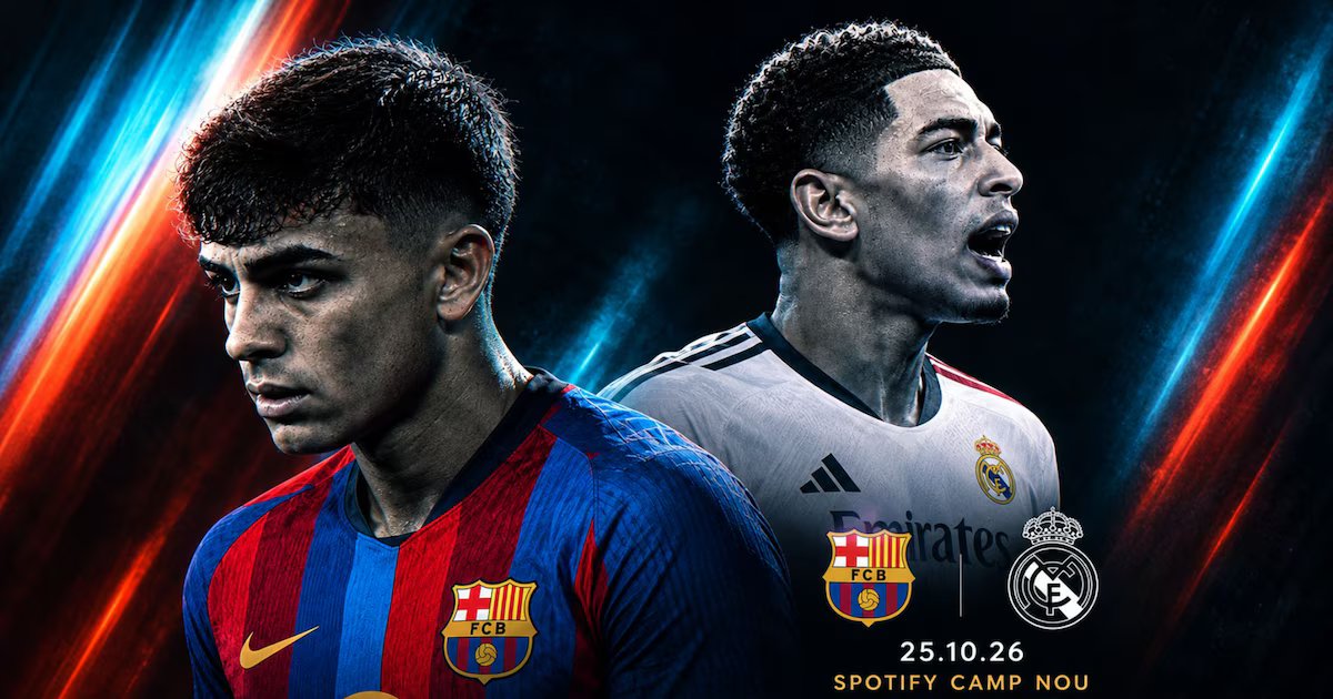 Horario del clásico español entre Barcelona y Real Madrid hoy en Perú por LaLiga 2026-27