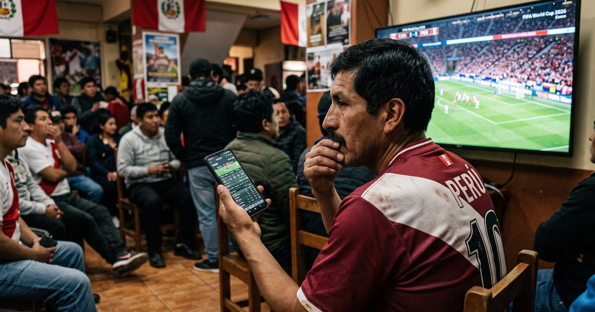 El tráfico de apuestas deportivas en Perú disminuyó un 93% después del Mundial 2026