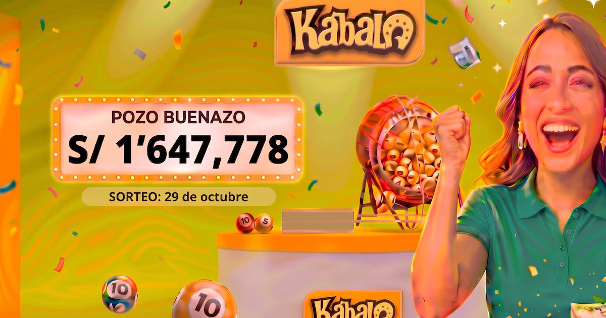 Revisa los números ganadores y el monto acumulado del pozo en la kábala del jueves 29 de octubre