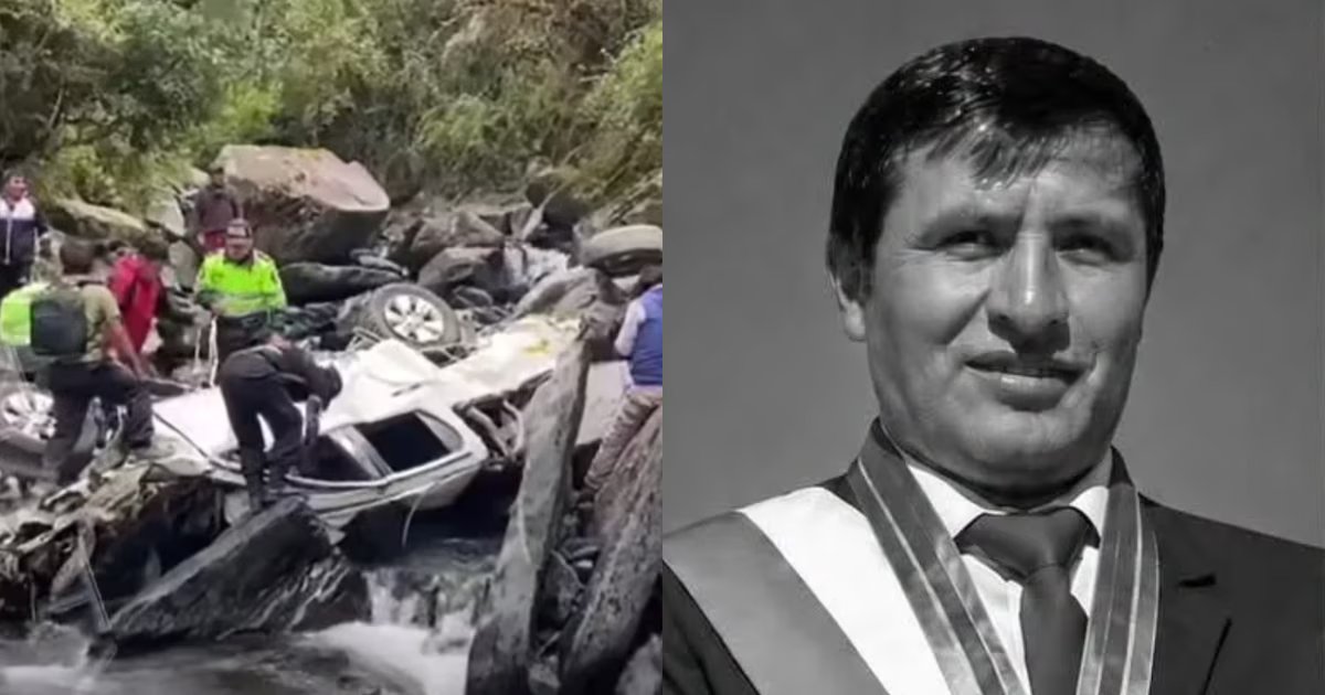 Alcalde de distrito en Puno muere tras caer su camioneta 600 metros en barranco