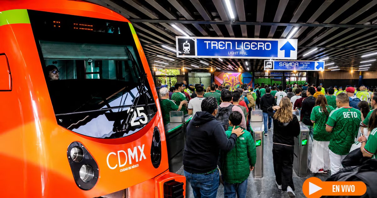 Operan en funcionamiento completo todas las estaciones de la línea 1 del Metro y Metrobús en la Ciudad de México este domingo 5 de julio